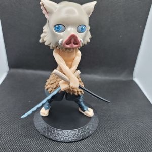 Inosuke Collectable Demon Slayer Anime Figurine, 5.5 inches